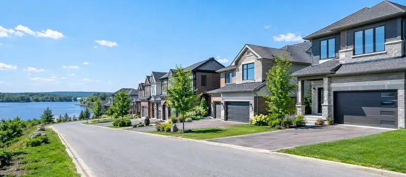 Homes with garage doors in Chapman Mills, Ottawa