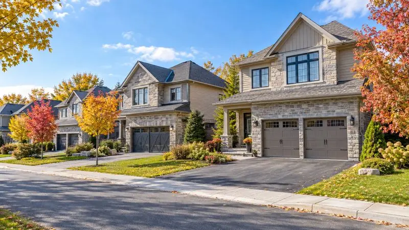 Homes with garage doors in Kanata, Ontario