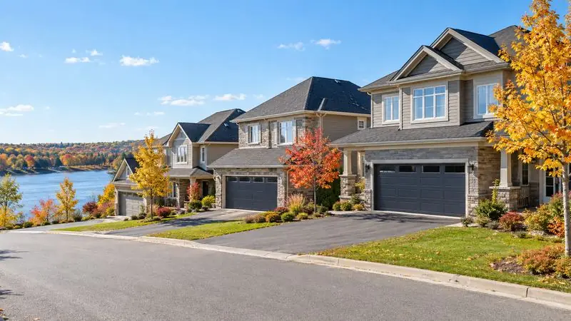Homes with garage doors in Rockland, Ontario