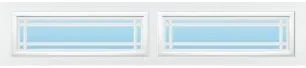 Prairie Ranch decorative window insert — Richards-Wilcox Milestone garage door, Ottawa