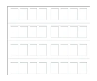 Shaker panel style — Richards-Wilcox Milestone garage door, Ottawa