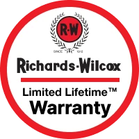 Richards-Wilcox warranty badge