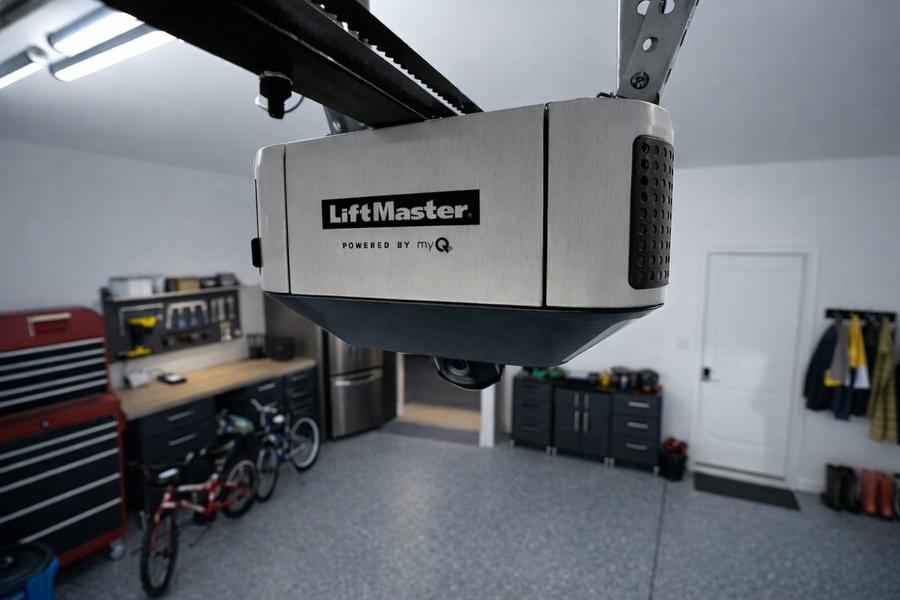 LiftMaster 6580L belt-drive garage door opener installed by DPS Garage Doors in Ottawa