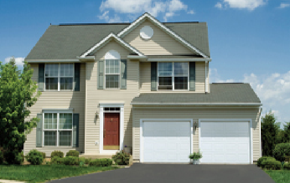 Richards-Wilcox Canton steel garage door