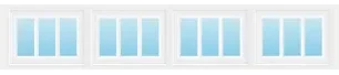 Stockbridge Colonial decorative window insert — Richards-Wilcox Milestone garage door, Ottawa